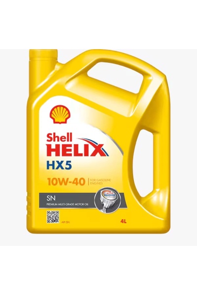 SHELL Helix Hx5 10w-40 Motor Yağı 4 Litre - Benzinli Ve Dizel Araç