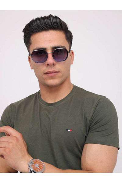 Est Estola Ανδρικό Slim Fit Slim Fit Crew Neck Lycra Ευέλικτο ύφασμα με απαλή υφή