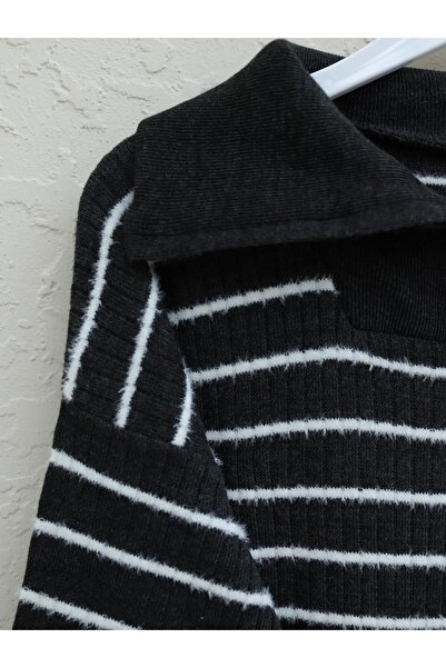 Modamorfo Трикотажний комплект з напівкомірцем та блискавкою - антрацит