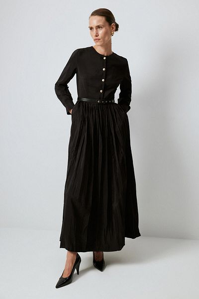 Touché Privé Pleated Cuper Dress