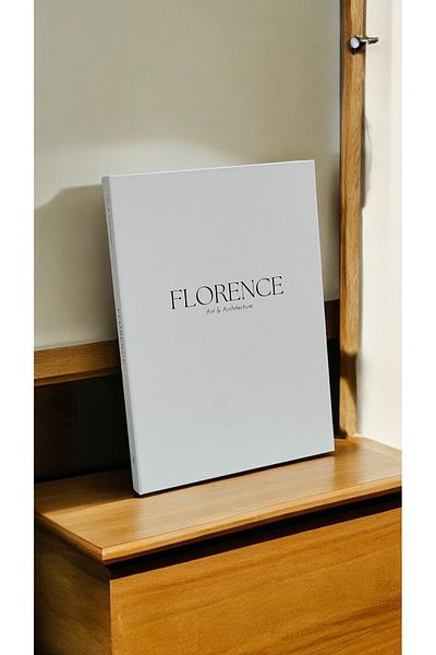 HOME DEKORİSTA Florence Decorative Single Book Box - Slim Design