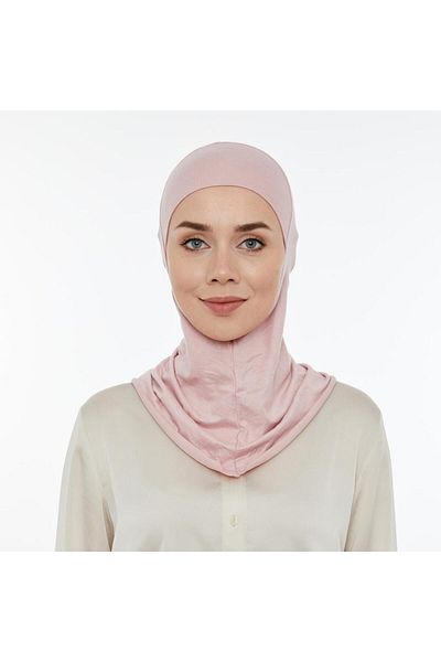 ihvanonline Pink Hijab Bonnet - Practical Neck Collar