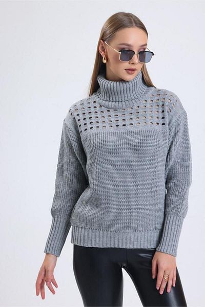 Rodi Women's Turtleneck Knitwear Blouse 11023