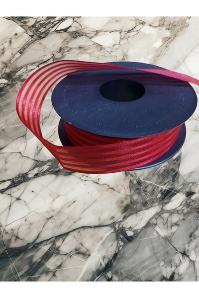Kezban Tekstil 20 Meters 2.5 cm Chiffon Decoration Ribbon