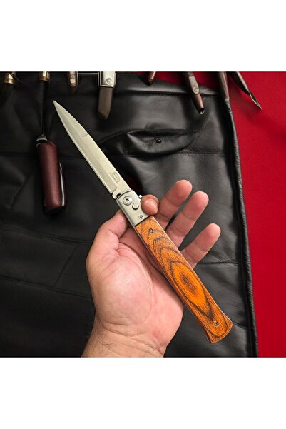 TAŞ KAFA Kahverengi Stainless 30 Cm Çakı