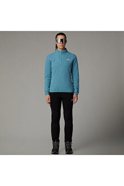 THE NORTH FACE Glacier Zipped Kadın Yeşil Outdoor Polar
