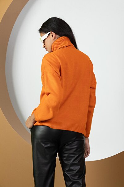 Rodi Turtleneck Women's Knitwear Blouse - 077