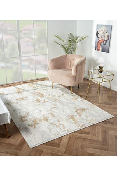 Çam Halı Nordic Nx008a Gold Modern Desen Salon Halısı