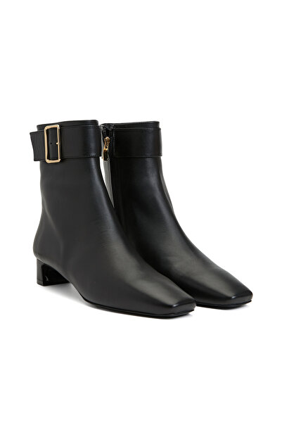 George Hogg Siyah Kadın Deri Bot