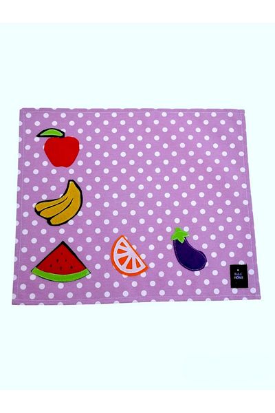 Butik B.s.c Home Fruit Felt - School Napkin and Feeding Cover
