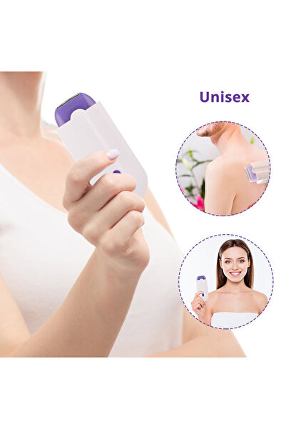 Choice 2 In 1 Epilator Painless Hair Removal Shaving Device Usb Charging Body Face Leg Bikini Shaver Hai...