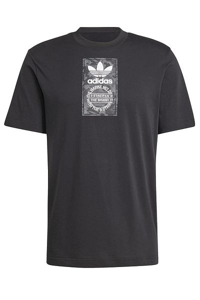 adidas Men's Casual T-Shirt - Camo Label, Iz2516 Black