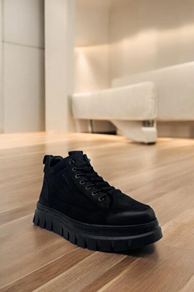 Hammer Jack 102 24867 Alfy Siyah Torje Hakiki Deri Erkek Bot