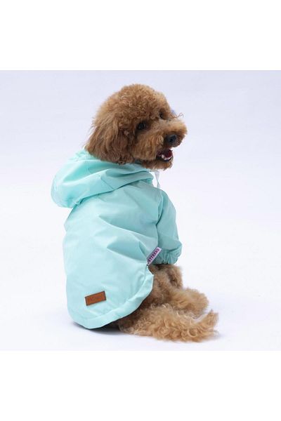 Pettrend Mint Coat Dog Coat Dog Apparel Dog Raincoat