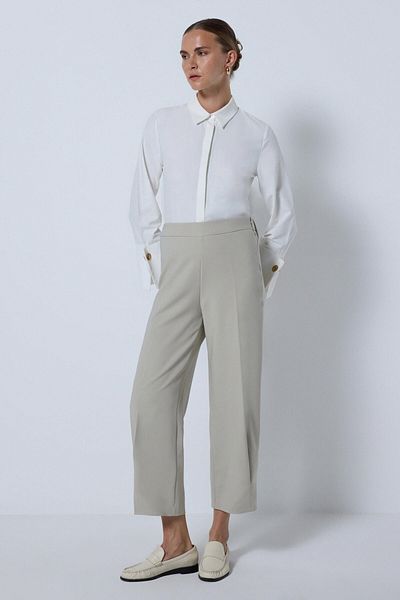 Touché Privé Crepe Pant with Stitched Legs