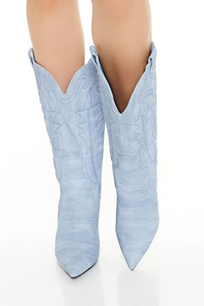 Forever 21 Topuklu Kovboy Çizme