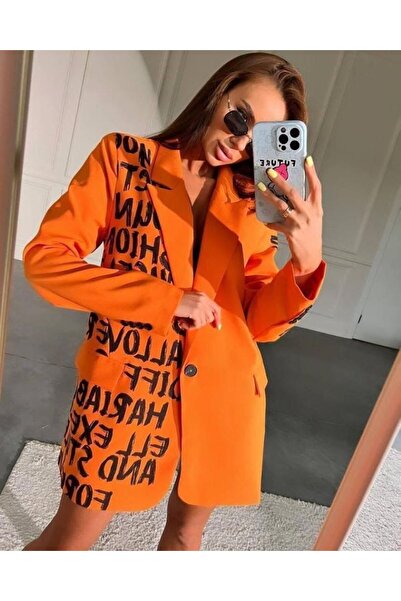 jennyfer garment BASKI DETAYLI SPOR CEKET