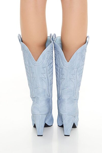 Forever 21 Topuklu Kovboy Çizme