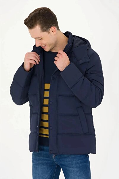 U.S. Polo Assn. ΒΑΣΗ. POLO ΑΝΔΡΙΚΟ ΑΘΛΗΤΙΚΟ ΣΥΝΘΕΤΙΚΟ ΠΑΛΤΟ ΜΕ ΚΟΥΚΟΥΛΑ G081GLOMS.000. 1631617   ΜΠΑΡΝ