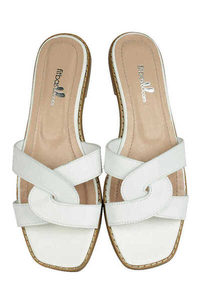 Fitbas 112621 468 Жіночі білі тапочки великого розміру