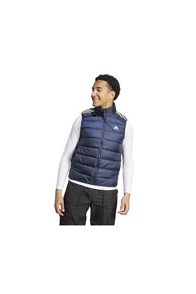 adidas Ess 3S L down V Men's Daily Vest Ik3210 Navy Blue
