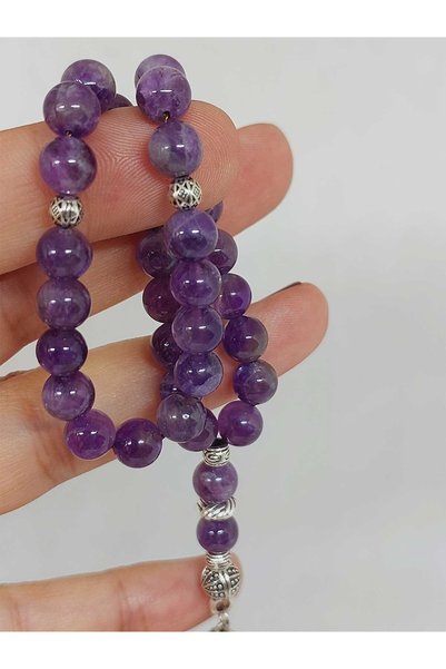 Yasamtohumu Amethyst Stone Rosary 33 Pieces 6mm (1258)