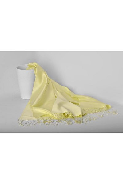 ARMANDA Armanda Silk Shawl 3011 - Lemon Yellow