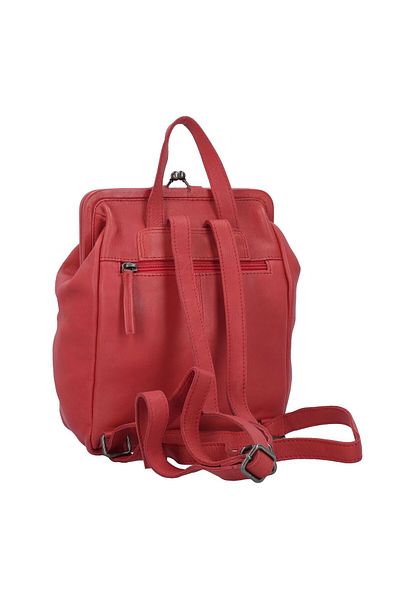 Greenburry Vintage gewaschener City Rucksack Leder 27 cm