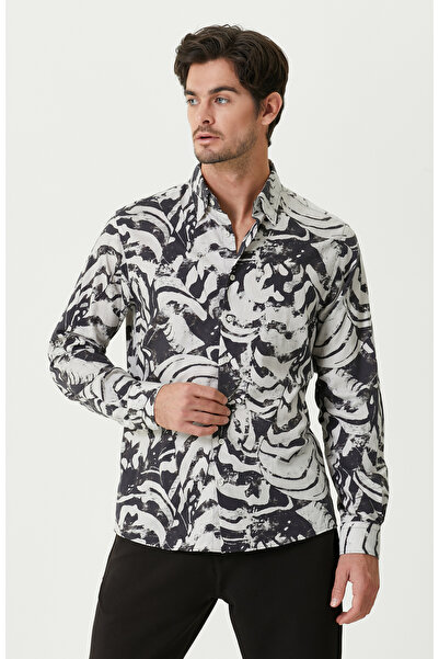 Network Antrasit Gömlek