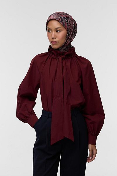 Qef Grisa Patterned Cotton Scarf