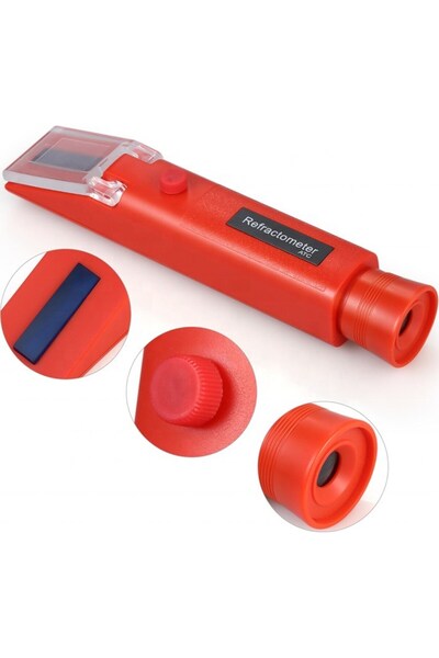 TEKNO İSTANBUL Refraktometre 0 - 32 Brix Skalalı Kırmız Renk
