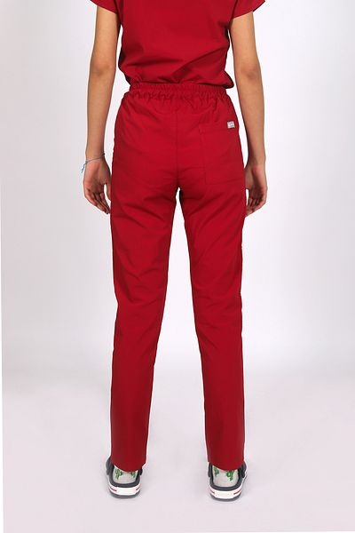 Pratik Medikal Single Bottom Red Lycra Nurse Jersey