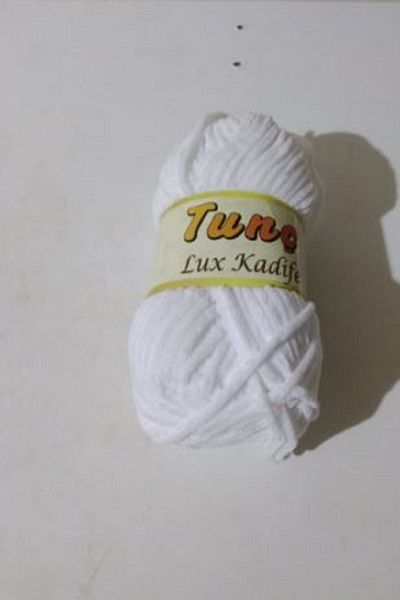 Tunç Çadır Velvet Tunç Lux 1 Piece White Color - 3200