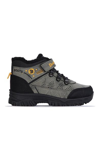 Bolimex SKUAITER Blm-5105 Khaki Thermal Shearling Boy's Boots