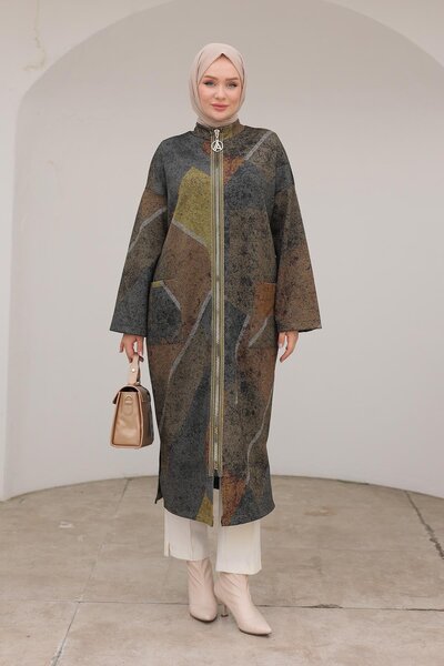 Armine Trend Boydan Zippered Loose Cut Wear It Original Color 24Kt525