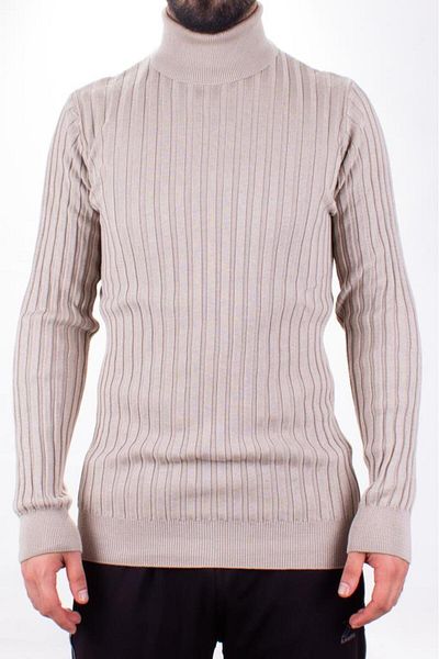 Twister Jeans Ανδρικό πουλόβερ Twister 3625 Beige ζιβάγκο