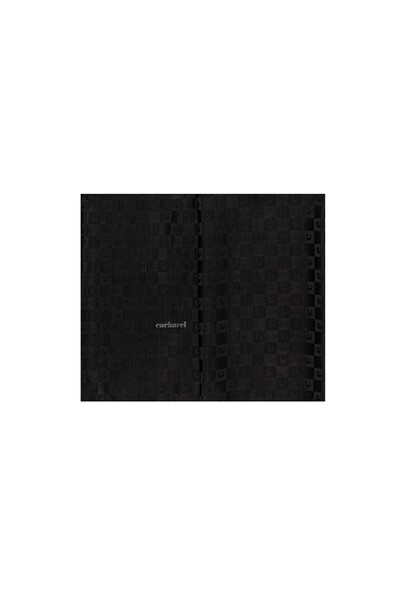 Cacharel 911 Logo Silk Cotton Jacquard Shawl 8936983