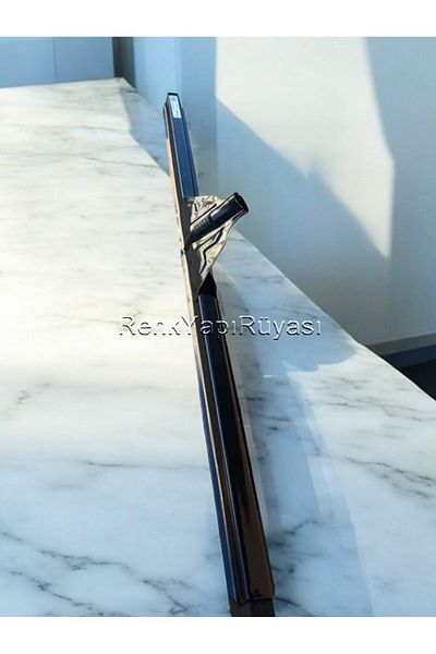 RENK YAPI RÜYASI Industrial Metal 80cm Squeegee - for Hospital and Work Places, Large Surface Handle