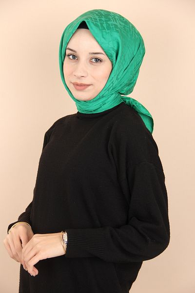 QUAJ Eșarfă din bumbac jacquard cu model Quaj Burning Benetton