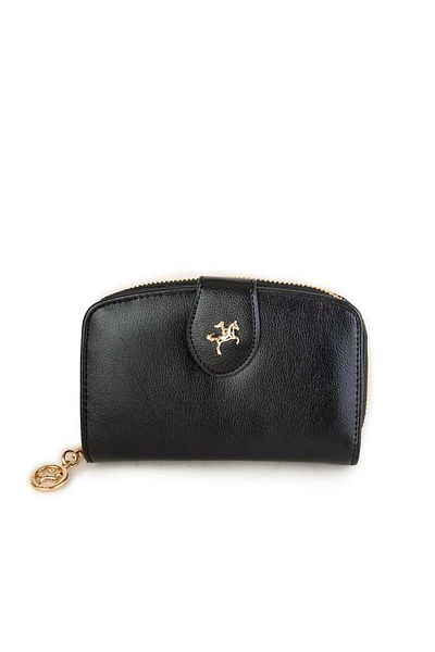 Nas Bag Women's Wallet with Multiple Card Compartments Black Nero