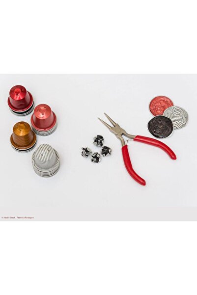 Dekorasyon için Nespresson Kapsül BOŞ Karışık Renkli 50+5 adet alithestereo