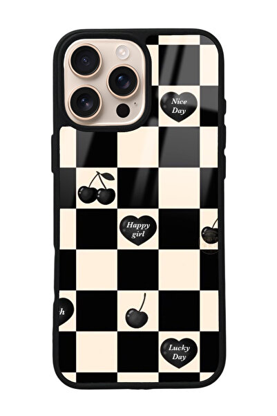 Spoyi iPhone 16 Pro Max Happy Girls Tasarımlı Glossy Telefon Kılıfı
