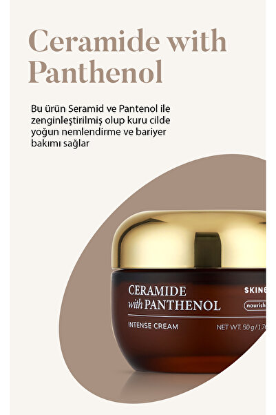 SKIN627 Ceramide ve Panthenol İçeren Intense Krem