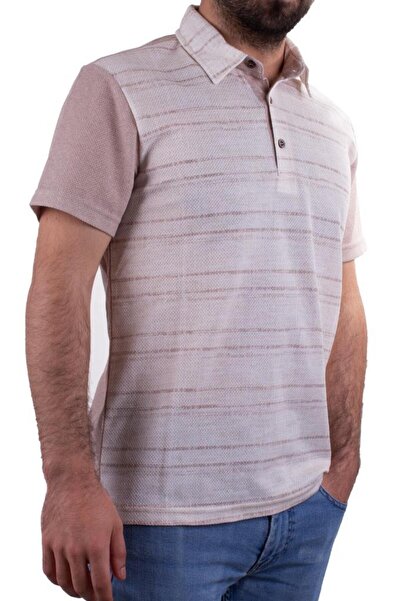 Twister Jeans 2281BB تي شيرت بولو للرجال باللون البيج