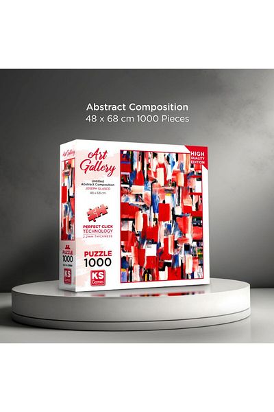 Ks Games Untitled Abstract Composition 1000 Piece Puzzle