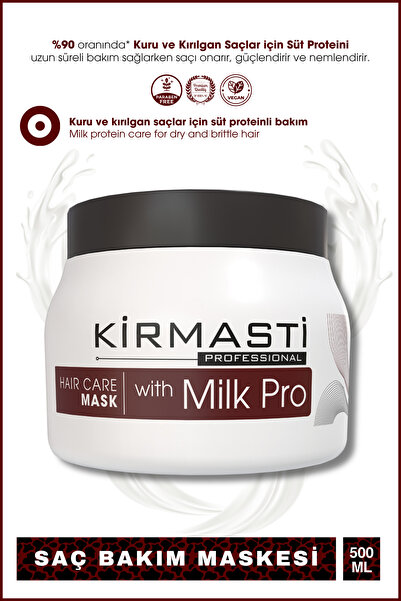 Kırmastı Yoğun Nemlendirme ve Onarım İçin Milk Pro Sütlü Saç Bakım Maskesi 50...