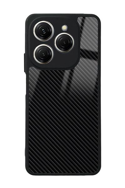 Spoyi غلاف هاتف لامع بتصميم كربوني لهاتف Tecno Spark 20 Pro