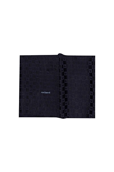 Cacharel 921 Logo Silk Cotton Jacquard Shawl 8936983