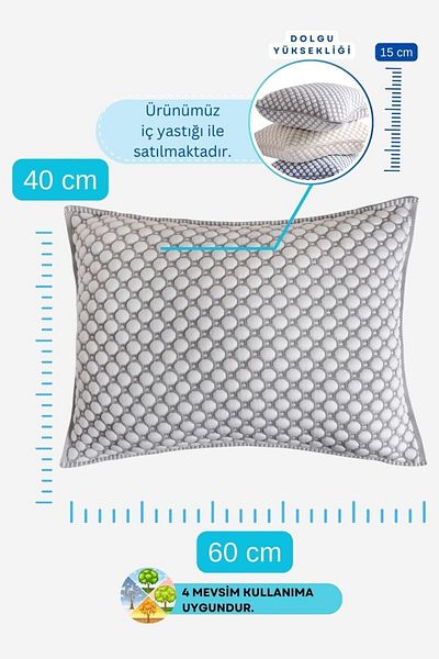 DALİSA Iceberg HYpoallergenic - ColD Pillow, Oeko-tex CertifieD, High-tech 3D KnitteD Pillow