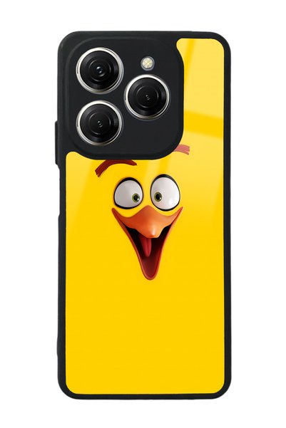 Spoyi Tecno Spark 20 Pro Yellow Design Glossy Phone Case